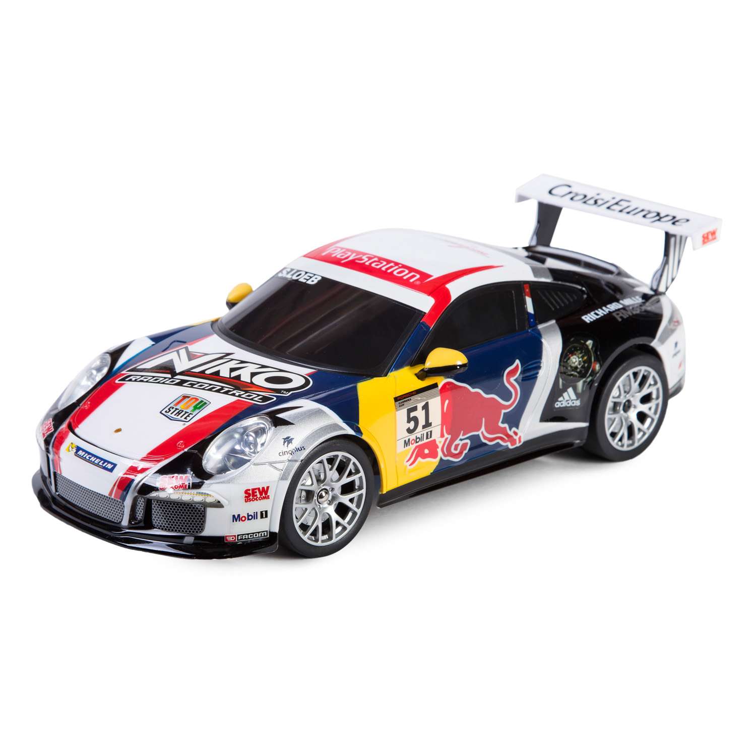 Машинка р/у Nikko 1:16 Porsche 911 GT3 Cup (991) - Sebastien Loeb - фото 2