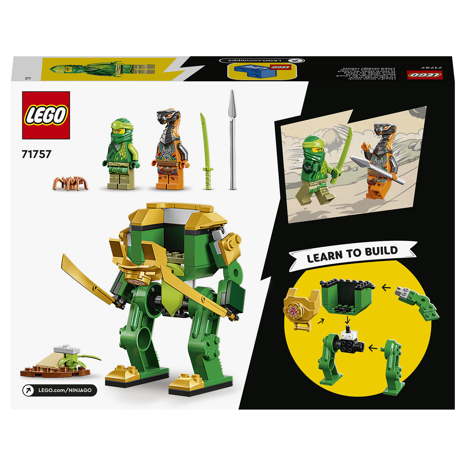 Конструктор LEGO Ninjago Робот ниндзя Ллойда 71757 - фото 3