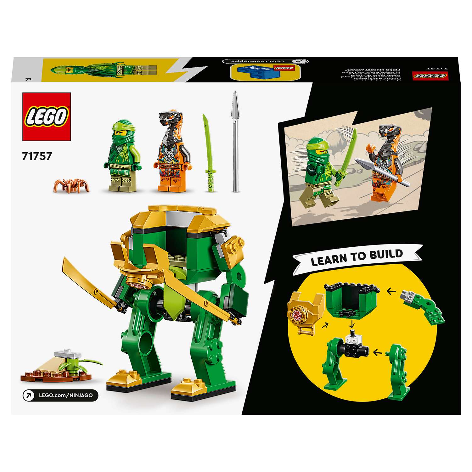 Конструктор LEGO Ninjago Робот ниндзя Ллойда 71757 - фото 3