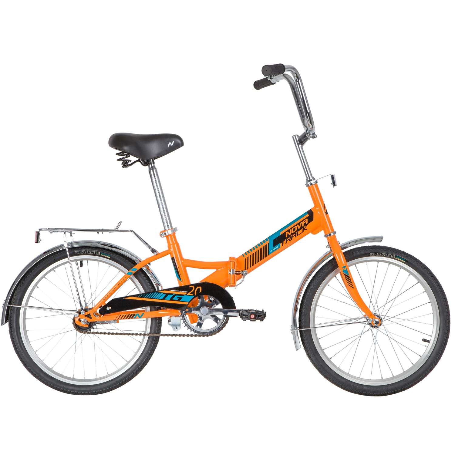 Велосипед 20складной оранжев. NOVATRACK TG20 - фото 2