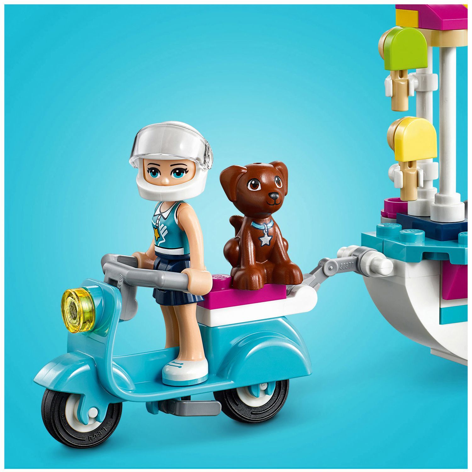 Конструктор LEGO Friends Тележка с мороженым 41389 - фото 10