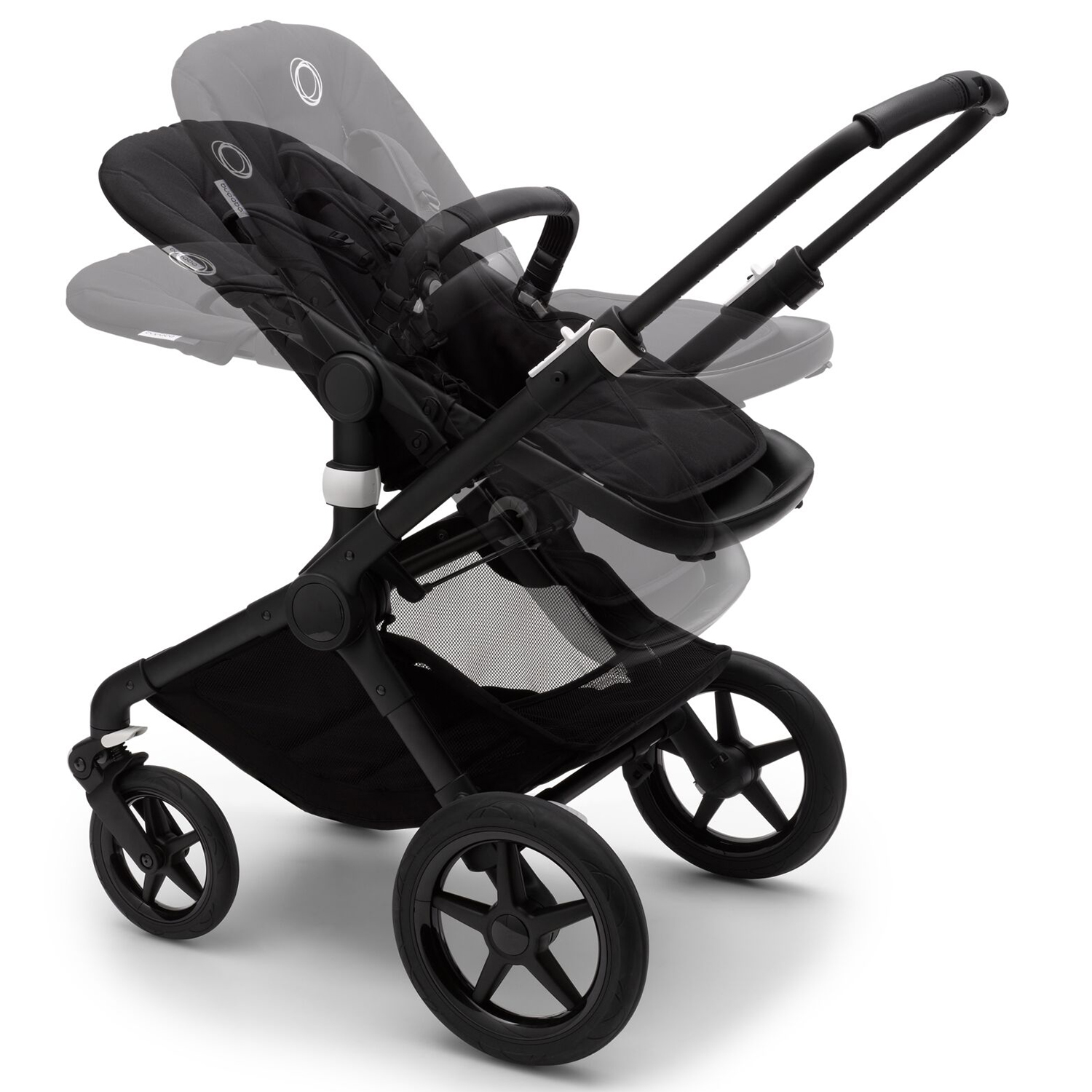 Коляска 2в1 Bugaboo Fox2 Complete Black Black-Vapor Blue - фото 27