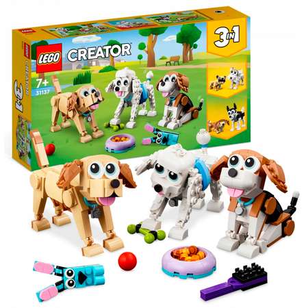 Конструктор детский LEGO Creator 3-in-1 Очаровательные собаки 31137
