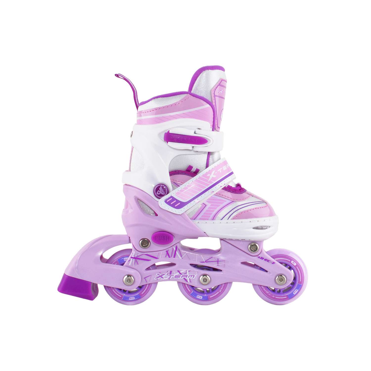 Раздвижные роликовые коньки Alpha Caprice X-Team violet размер XS 27-30 - фото 2