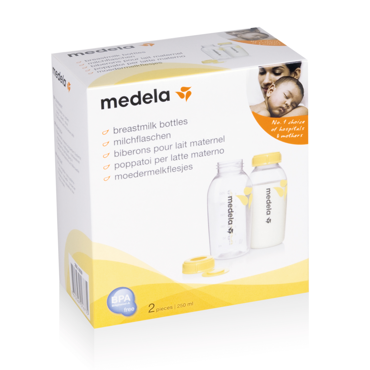 Бутылочка Medela для сбора грудного молока 250 мл 2 шт - фото 5