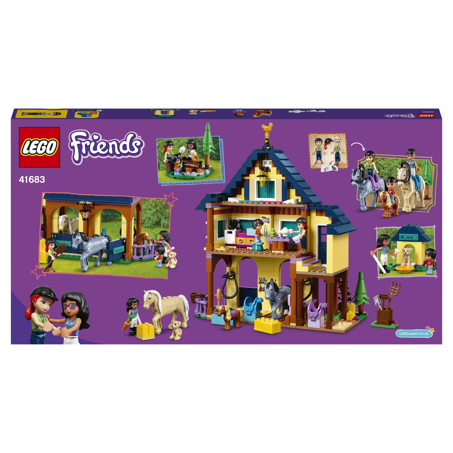 Конструктор LEGO Friends Лесной клуб верховой езды 41683 - фото 3