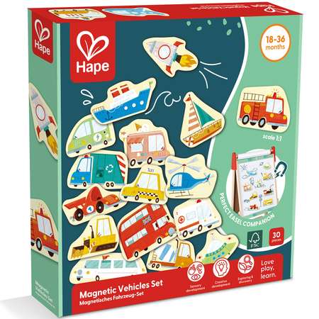 Игровой набор Hape магнитных фигурок серия Транспорт E2008_HP