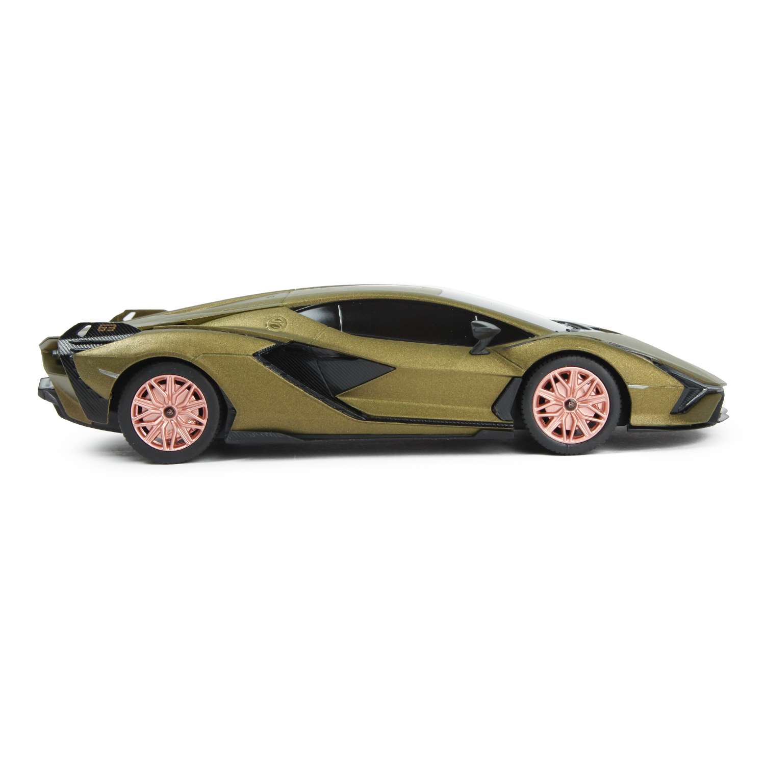 Машина Rastar РУ 1:24 Lamborghini Sian Оливковая 97800 - фото 6