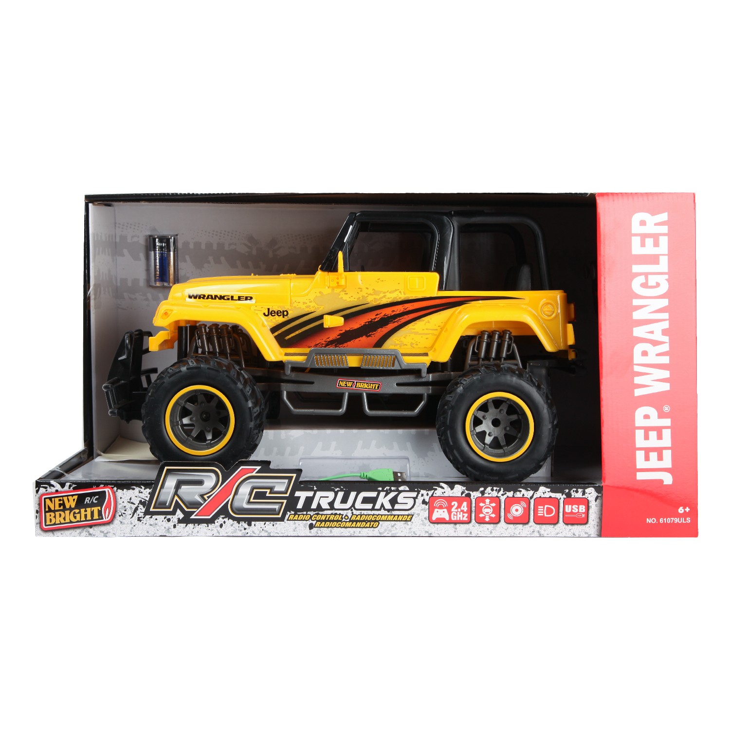 Машина New Bright 1:10 Jeep 61079ULS