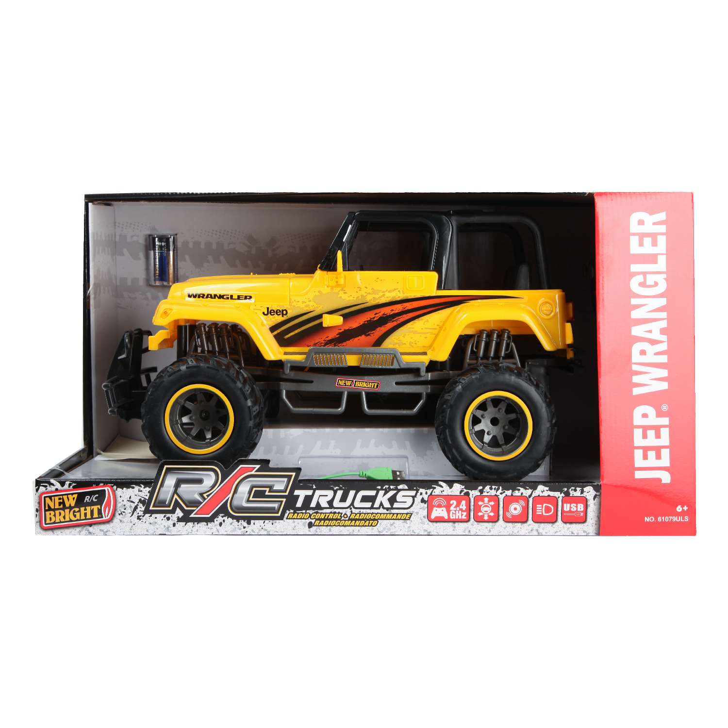 Машина New Bright 1:10 Jeep 61079ULS - фото 2