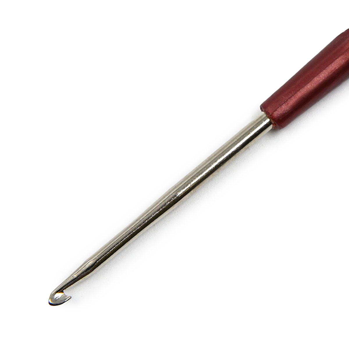 Крючок для вязания Hobby Pro металлический с пластиковой ручкой для тонкой пряжи 2 мм 14.5 см 955200 - фото 3