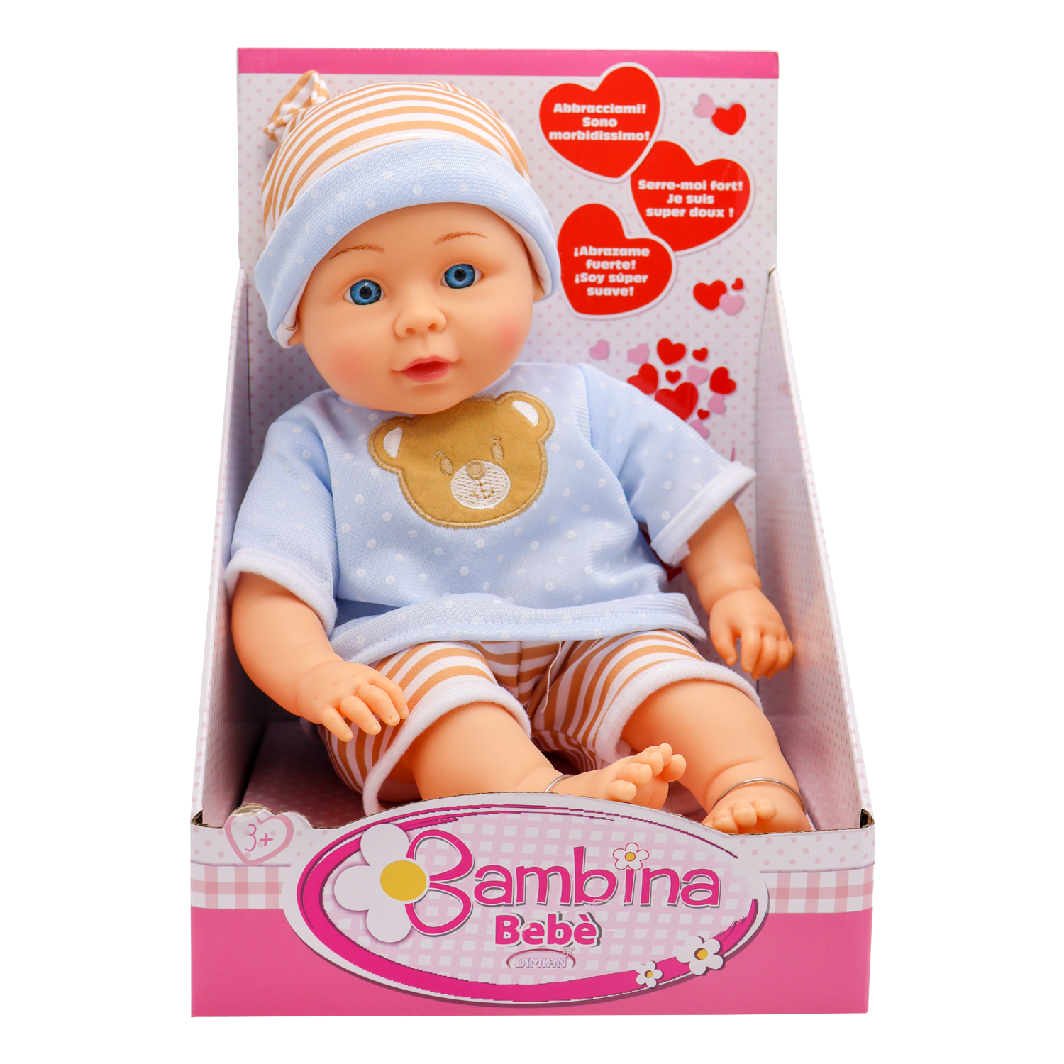 Кукла - пупс Bambina Bebe Интерактивная голубая BD360P-2 - фото 4