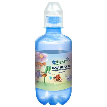 Вода Fleur Alpine детская питьевая 0.25л с 0месяцев в ассортименте
