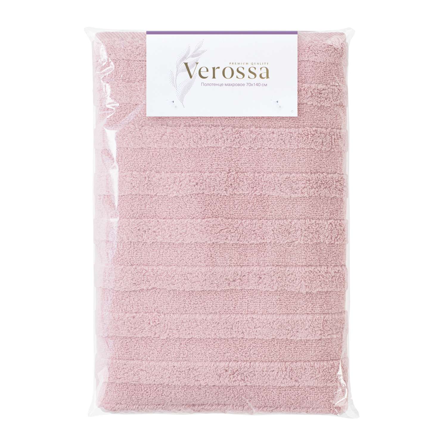 Полотенце Verossa Palermo цвет Чайная Роза 70х140 см - фото 5