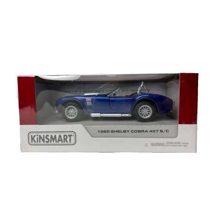 Модель KINSMART Шелби Кобра 427 s c 1965 1:32 синяя