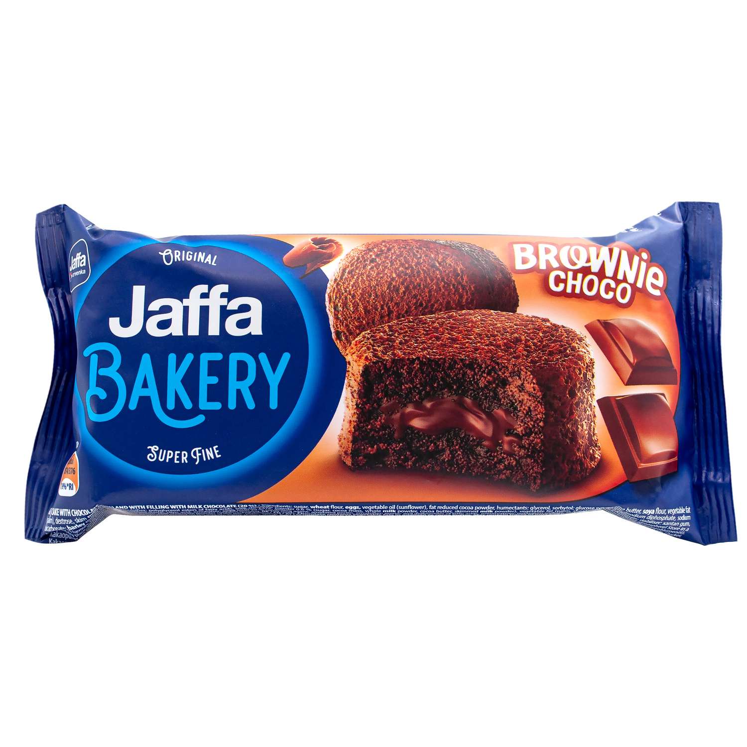 Пирожное шоколадное Jaffa Crvenka с начинкой из молочного шоколада Брауни 7 шт по 75г - фото 2