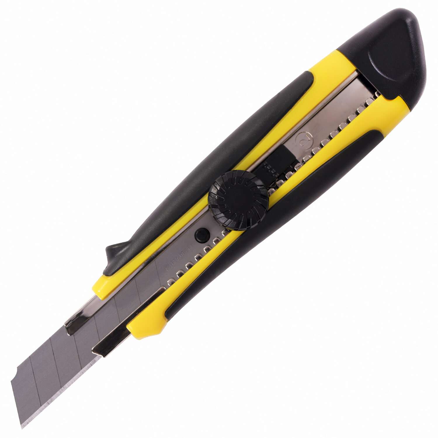 Нож канцелярский Brauberg строительный для резки бумаги 18 мм с роликовым фиксатором - фото 7