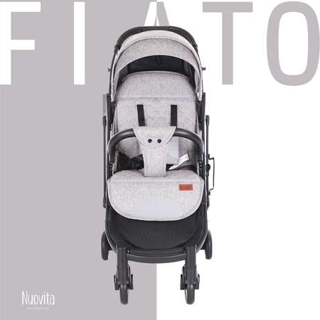 Коляска прогулочная Nuovita Fiato Grigio Nero