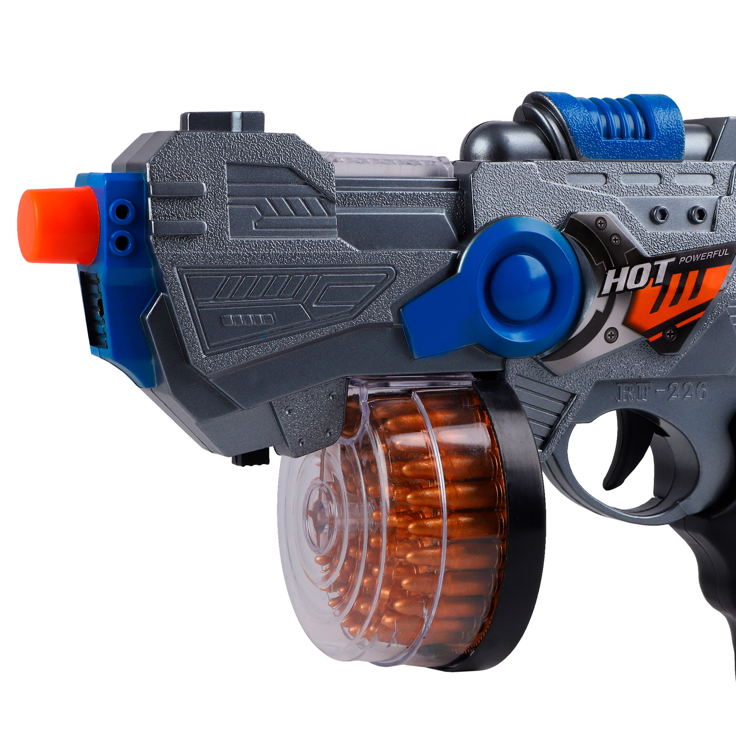 Игрушечное оружие Маленький Воин Пистолет на батарейках со звуком и светом JB0211467 - фото 9