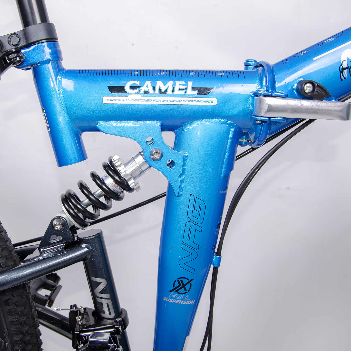 Велосипеды NRG BIKES Camel 26 blue-black-silver - фото 16