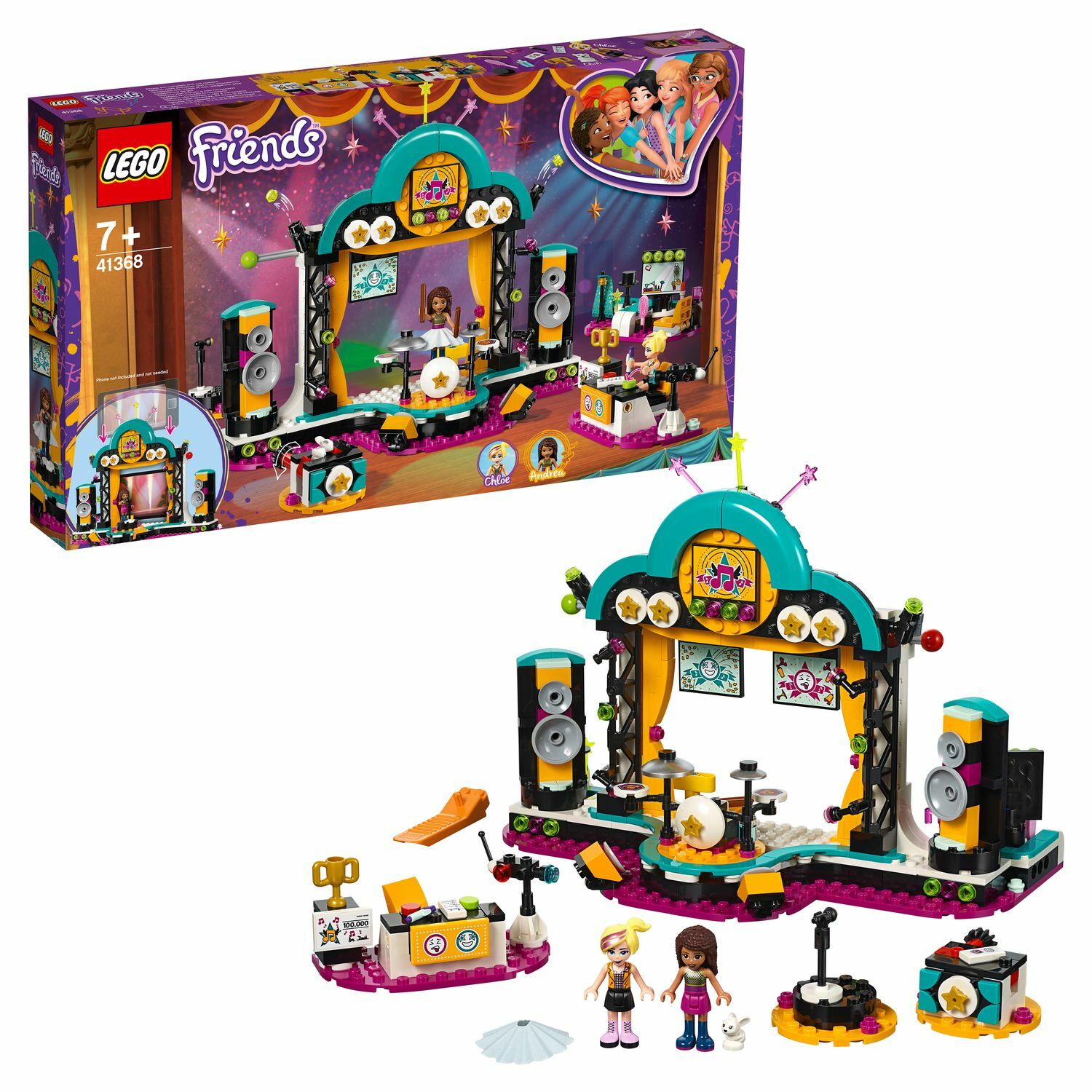 Конструктор LEGO Friends Шоу талантов 41368 купить по цене 1499 ₽ в  интернет-магазине Детский мир