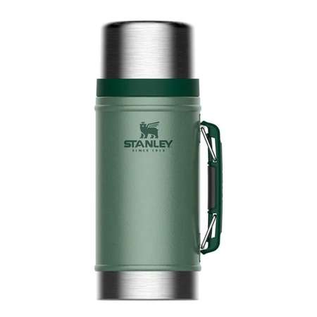 Термос для туризма STANLEY Classic 0.94L Vacuum Food Jar Hammertone Green