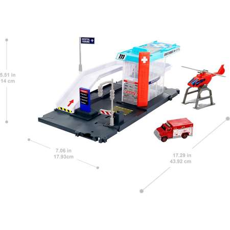 Набор игровой Matchbox Спасательный вертолет GVY83