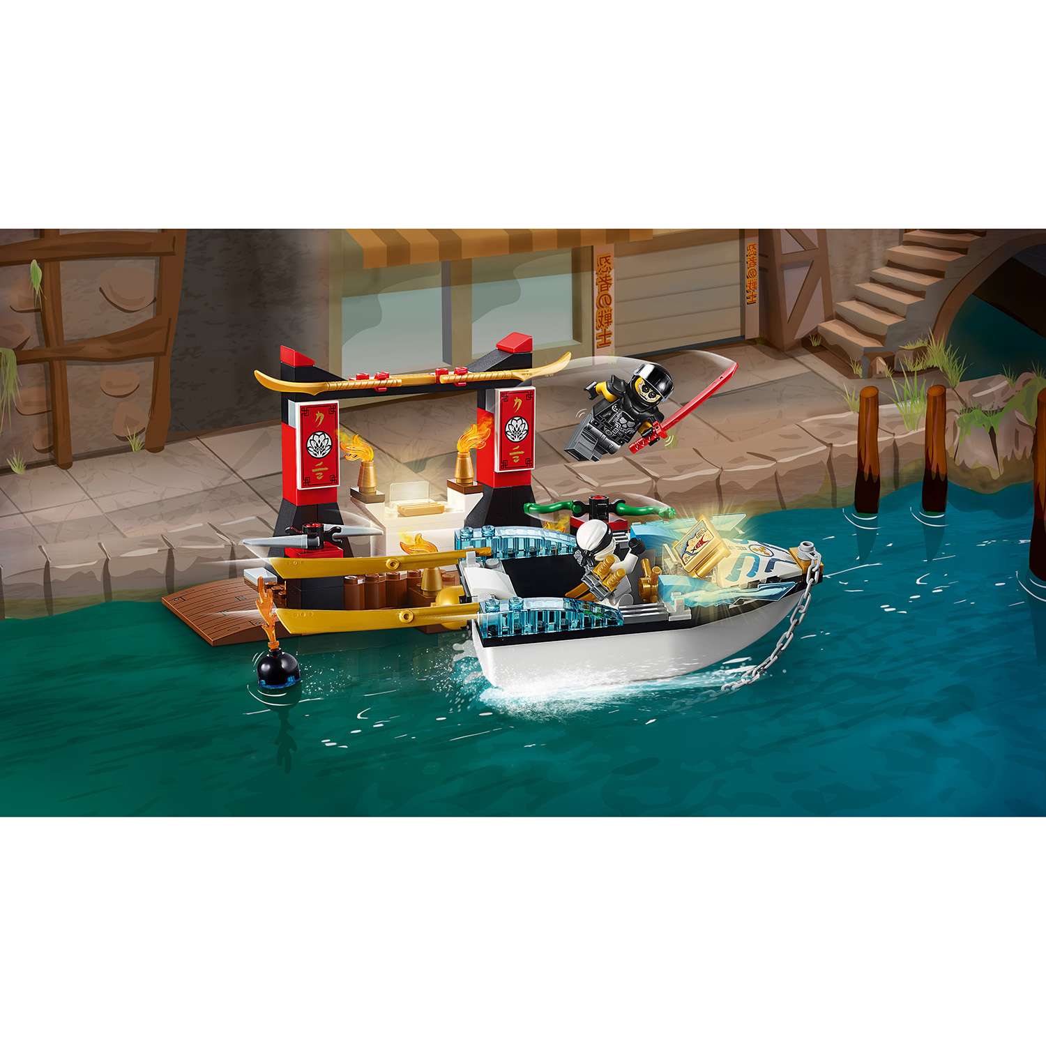 Конструктор LEGO Погоня на моторной лодке Зейна Juniors (10755) - фото 5