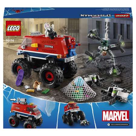 Конструктор LEGO DC Super Heroes Монстр-трак Человека-Паука против Мистерио 76174