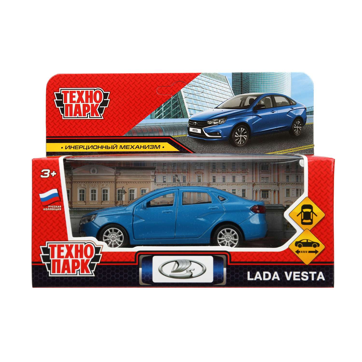 Автомобиль Технопарк LADA Vesta синий 392066 - фото 1