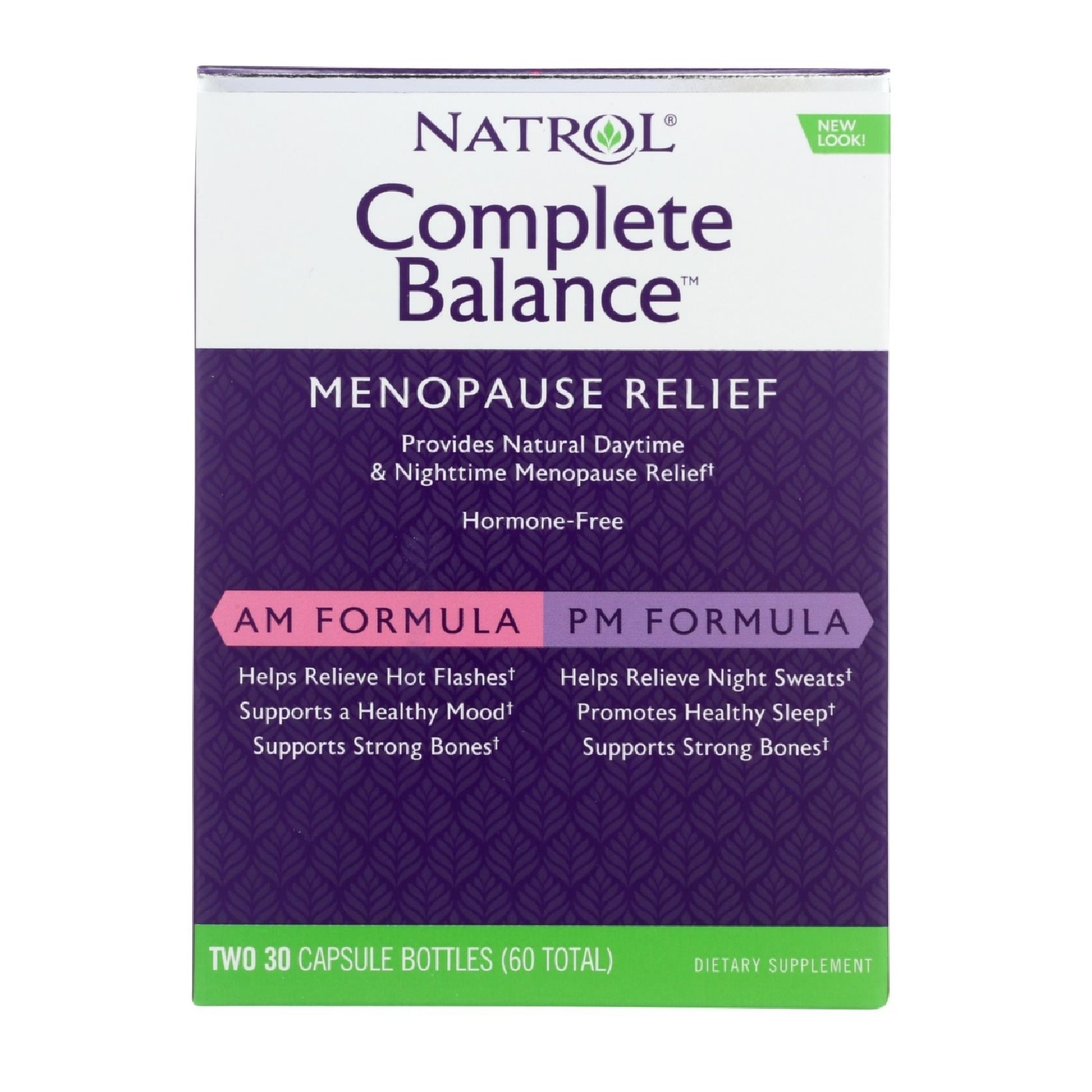 Биологически активная добавка Natrol Complete Balance Menopause 30+30капсул - фото 1