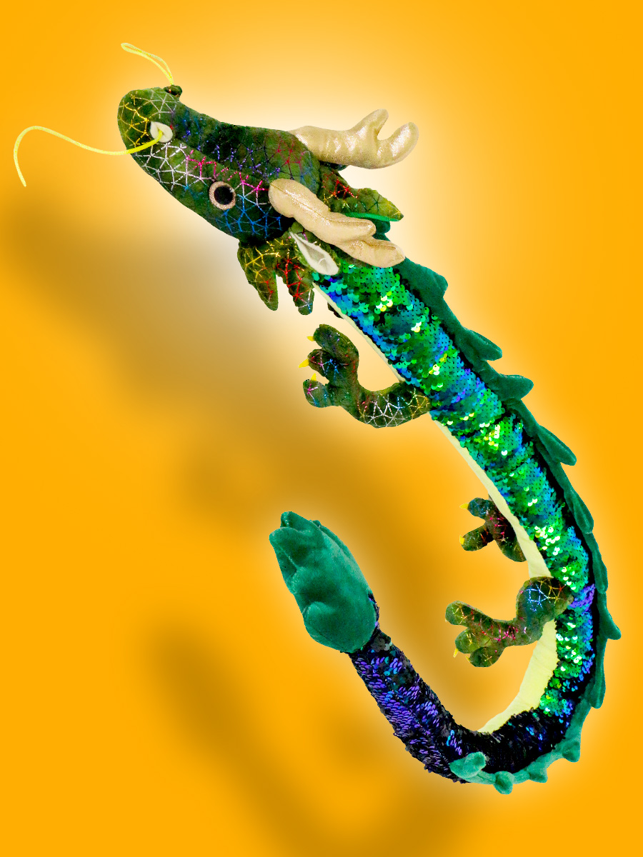 Игрушка мягкая Bebelot Большой китайский дракон 139 см - фото 1