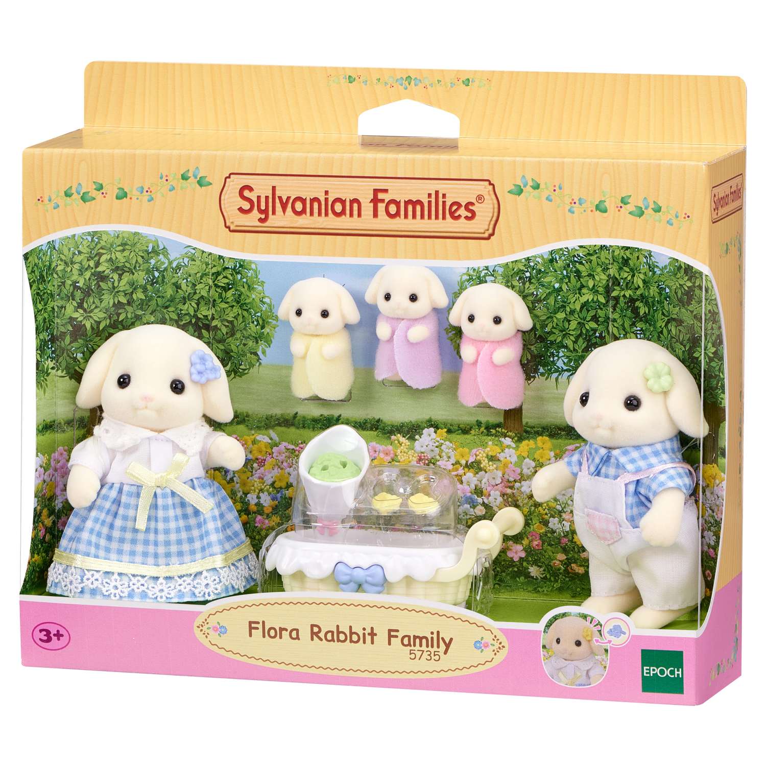 Набор Sylvanian Families Семья Цветочных кроликов 5735 - фото 2