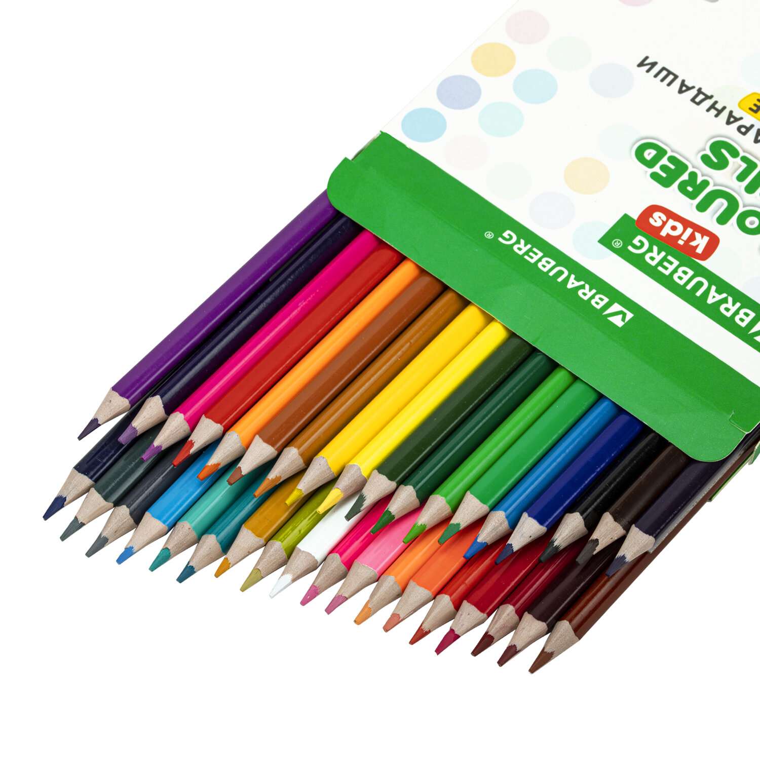 Карандаши цветные Brauberg художественные для рисования 36 цветов с мягким грифелем - фото 6