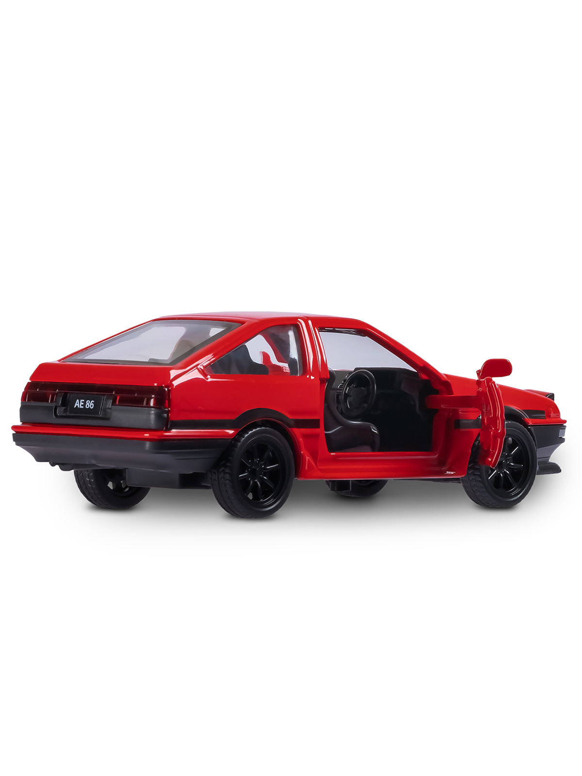 Автомобиль АВТОпанорама Toyota 1:43 инерционный красный JB1251668 - фото 10