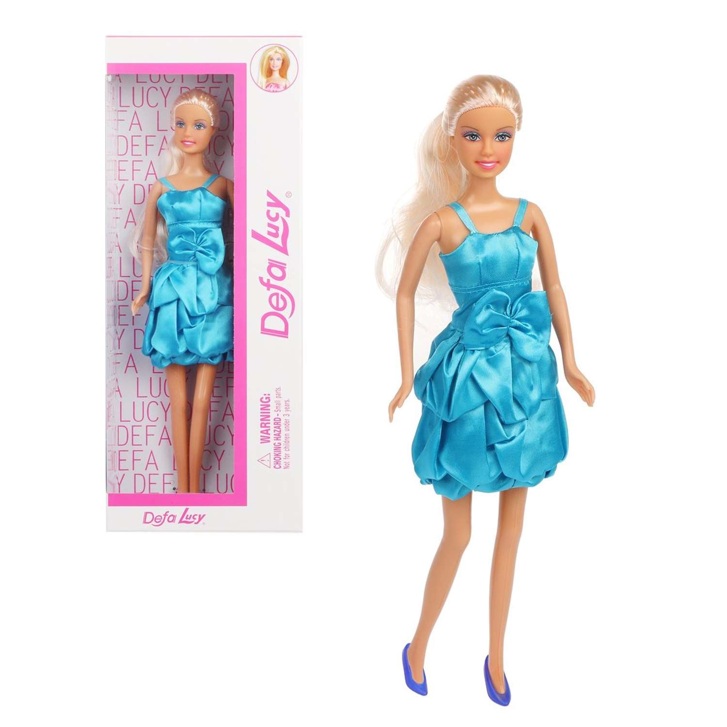 Кукла для девочки Наша Игрушка Lucy 28 см в платье 43098 - фото 1