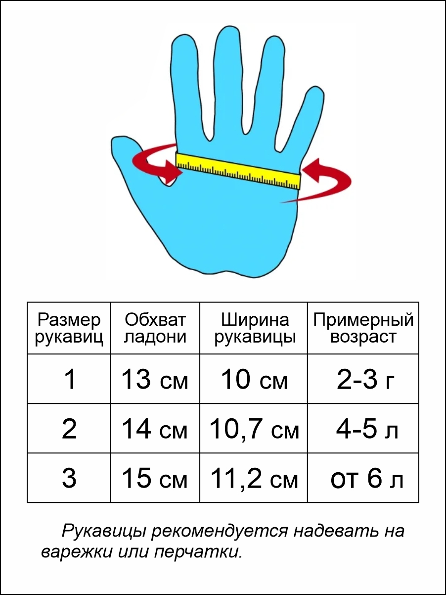 Варежки SYMBION MPVH_D.BLUE - фото 3