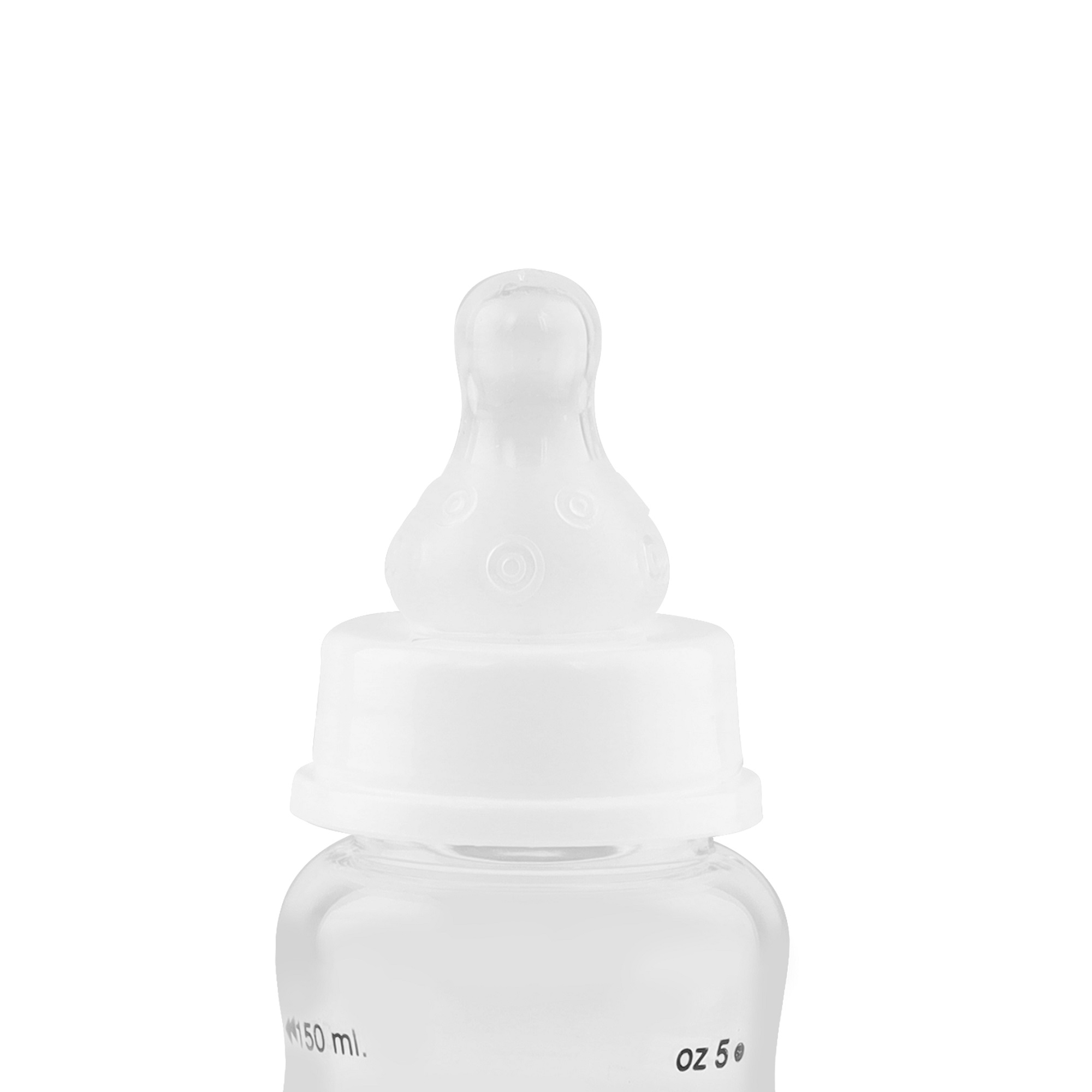 Бутылочка для кормления Baby Plus с соской BP5073-B 125 мл белая - фото 5