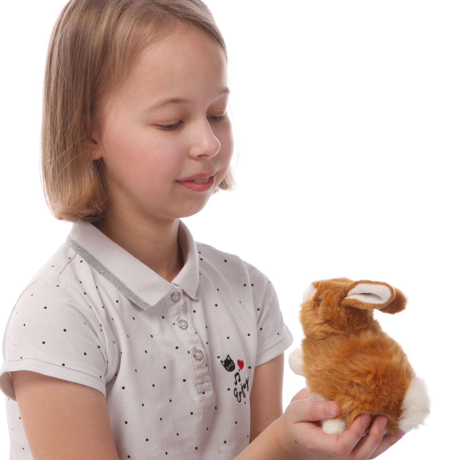 Мягкая игрушка Aurora Кролик коричневый - фото 7