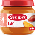 Пюре Semper батат 80г с 4 месяцев