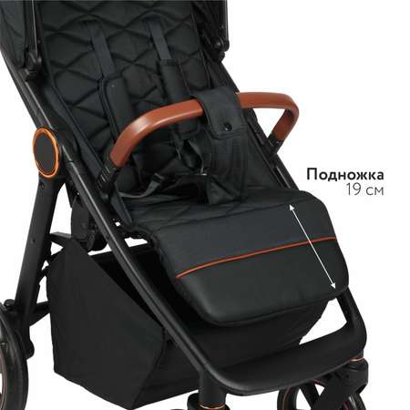 Коляска прогулочная Olsson Grand Black E08