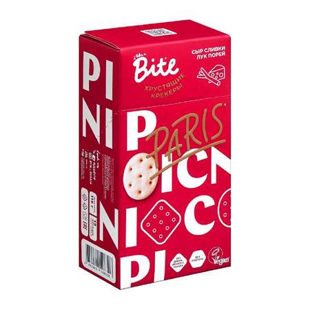 Крекеры Take a Bite Picnic сыр-сливки-лук порей 115г