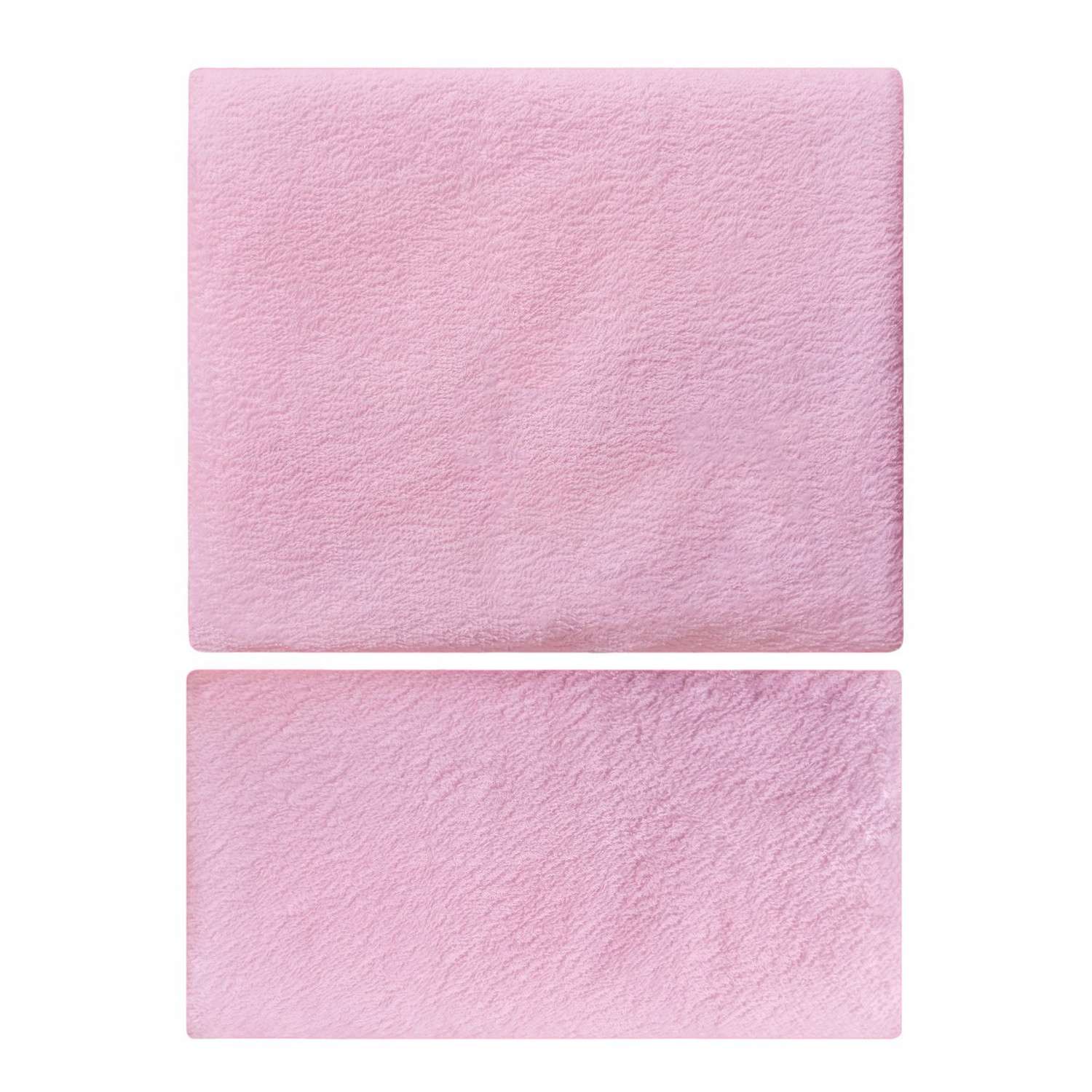 Наматрасник Пелигрин для детской кровати непромокаемый махровый круглый и овальный 2 шт розовый - фото 3