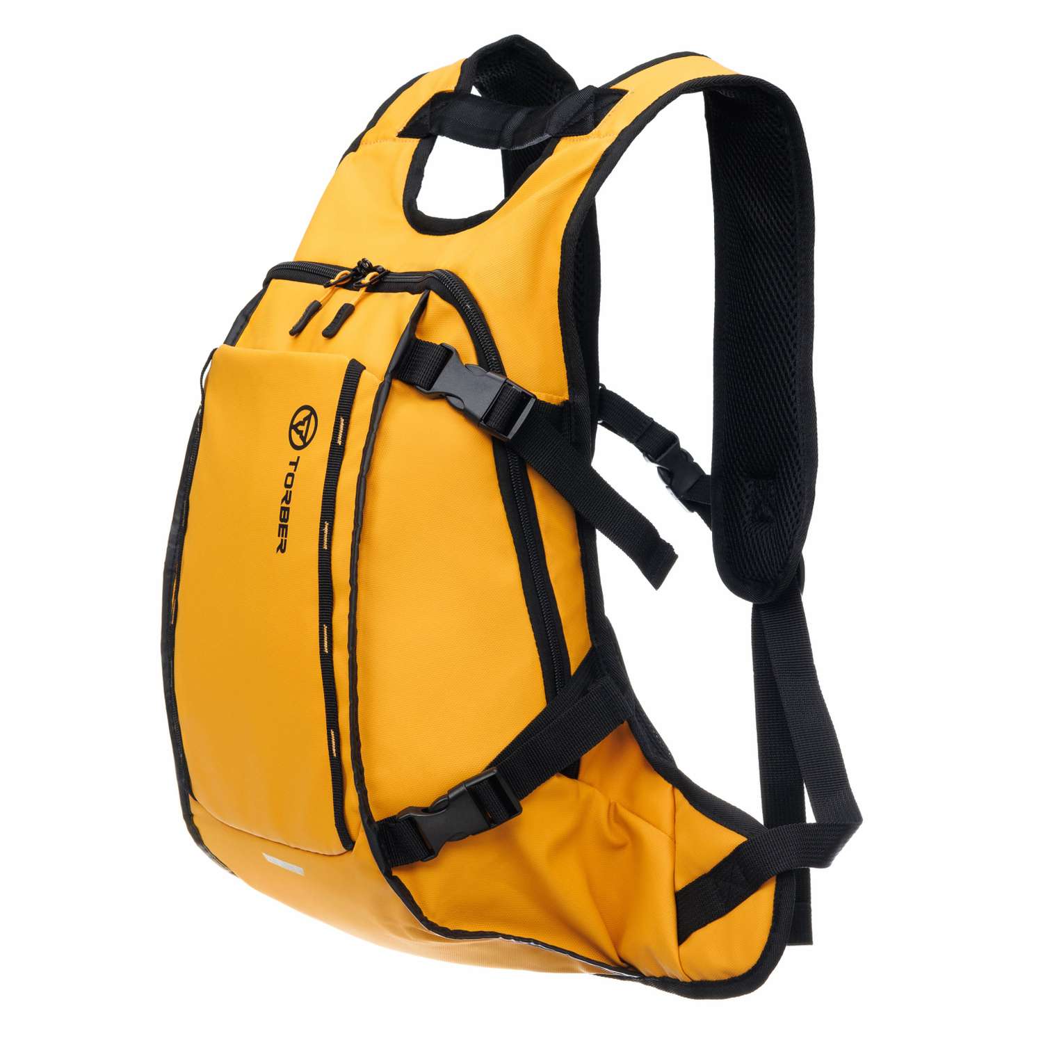 Рюкзак TORBER Mobi желтый с PU покрытием - фото 2