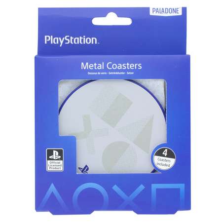 Подставки под напитки PALADONE Playstation Metal Coasters PS5 PP8341PS