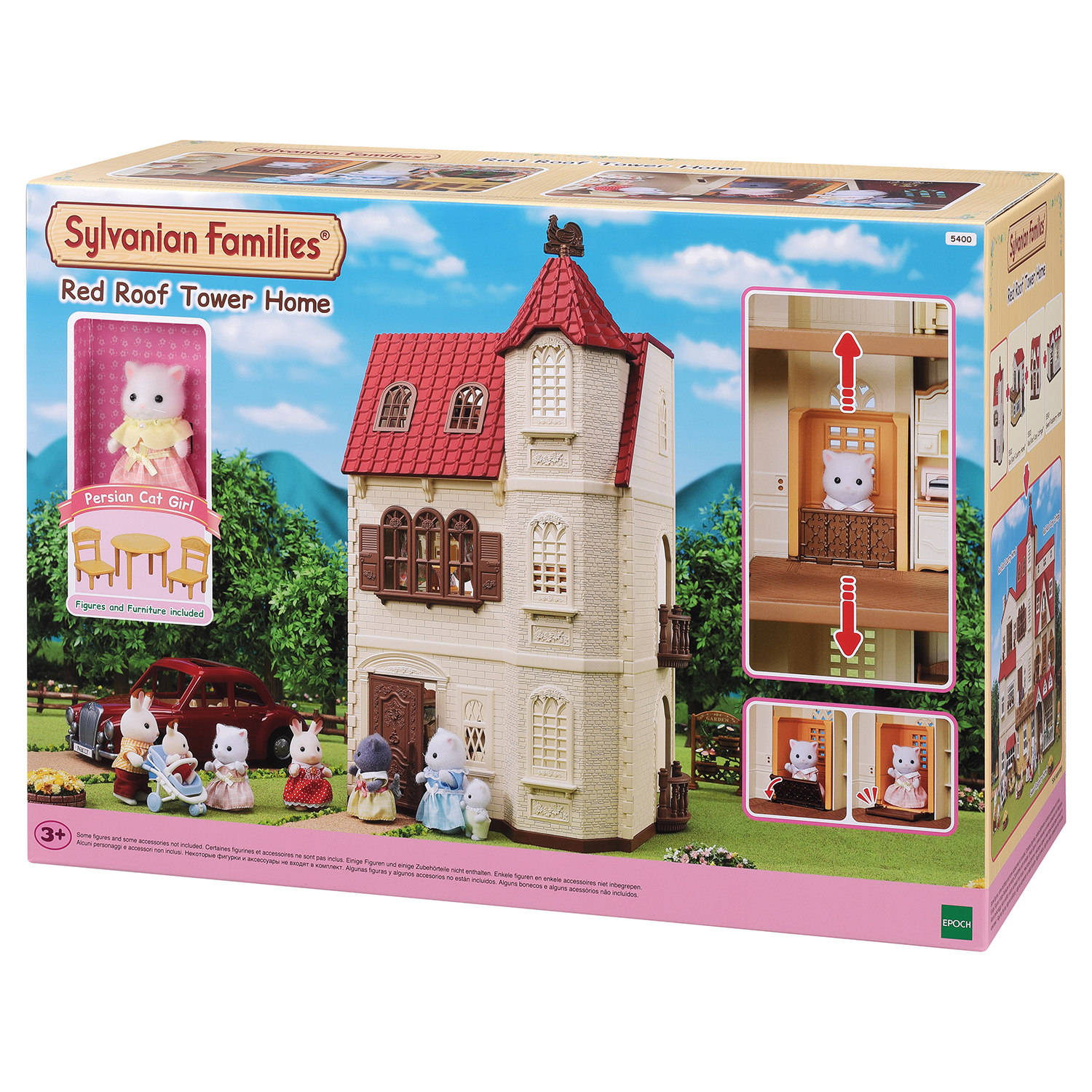 Набор Sylvanian Families Трехэтажный дом с флюгером 5400 купить по цене  7999 ₽ в интернет-магазине Детский мир