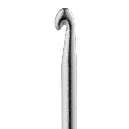 Крючок для вязания Hobby Pro с резиновой мягкой ручкой металлический для тонкой и средней пряжи 4.0 мм