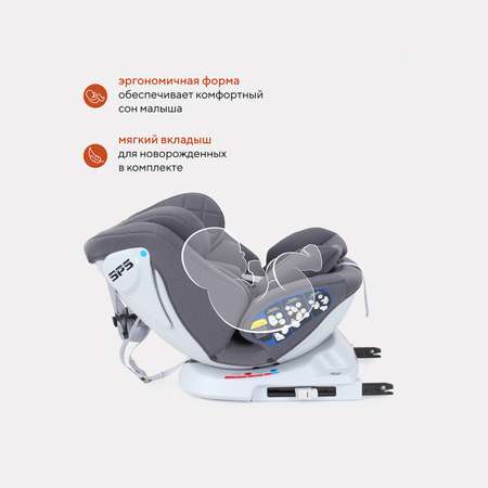 Автокресло Rant Nitro Isofix UB619 0-36кг Grey