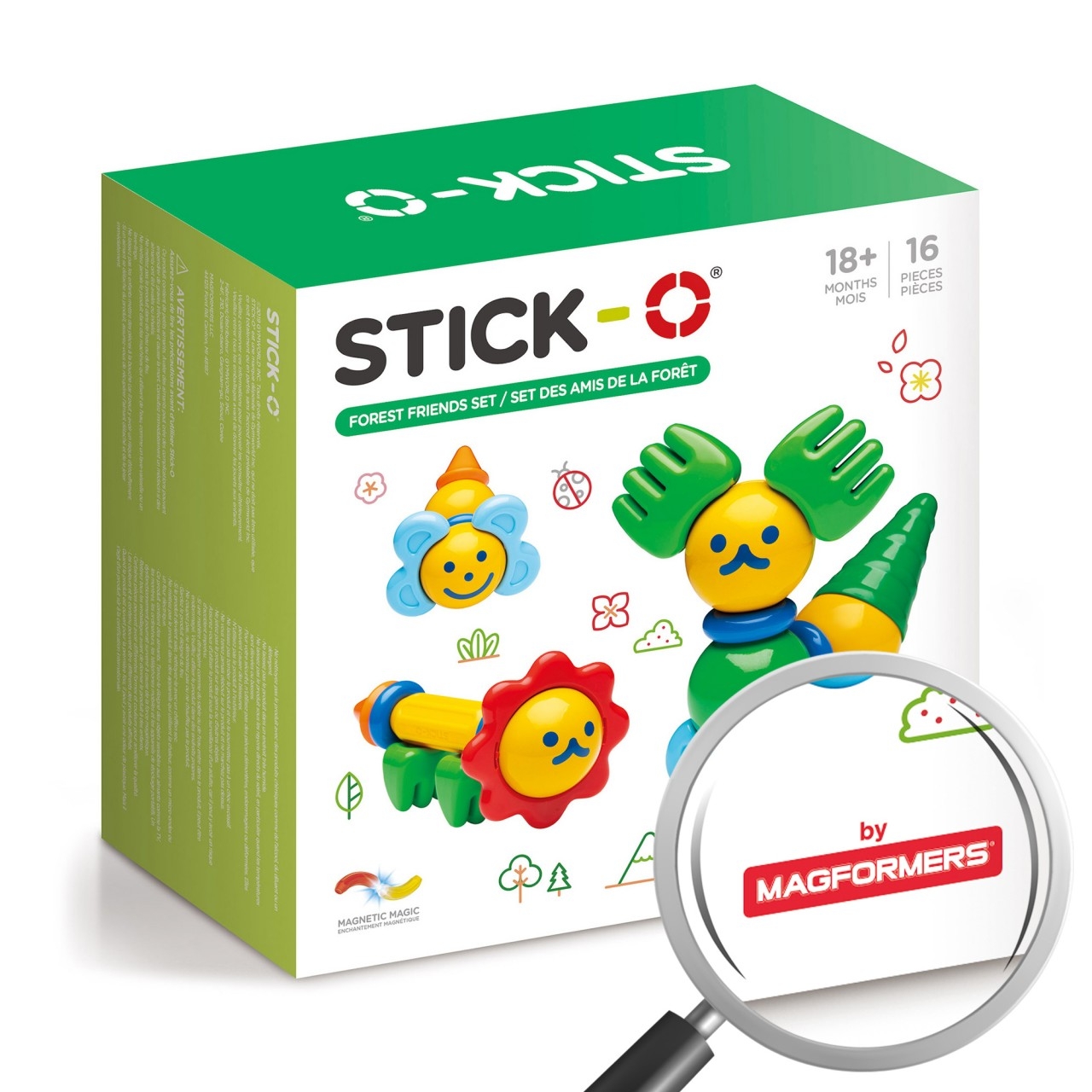 Конструктор STICK-O Forest Friends Set 16 деталей - фото 17