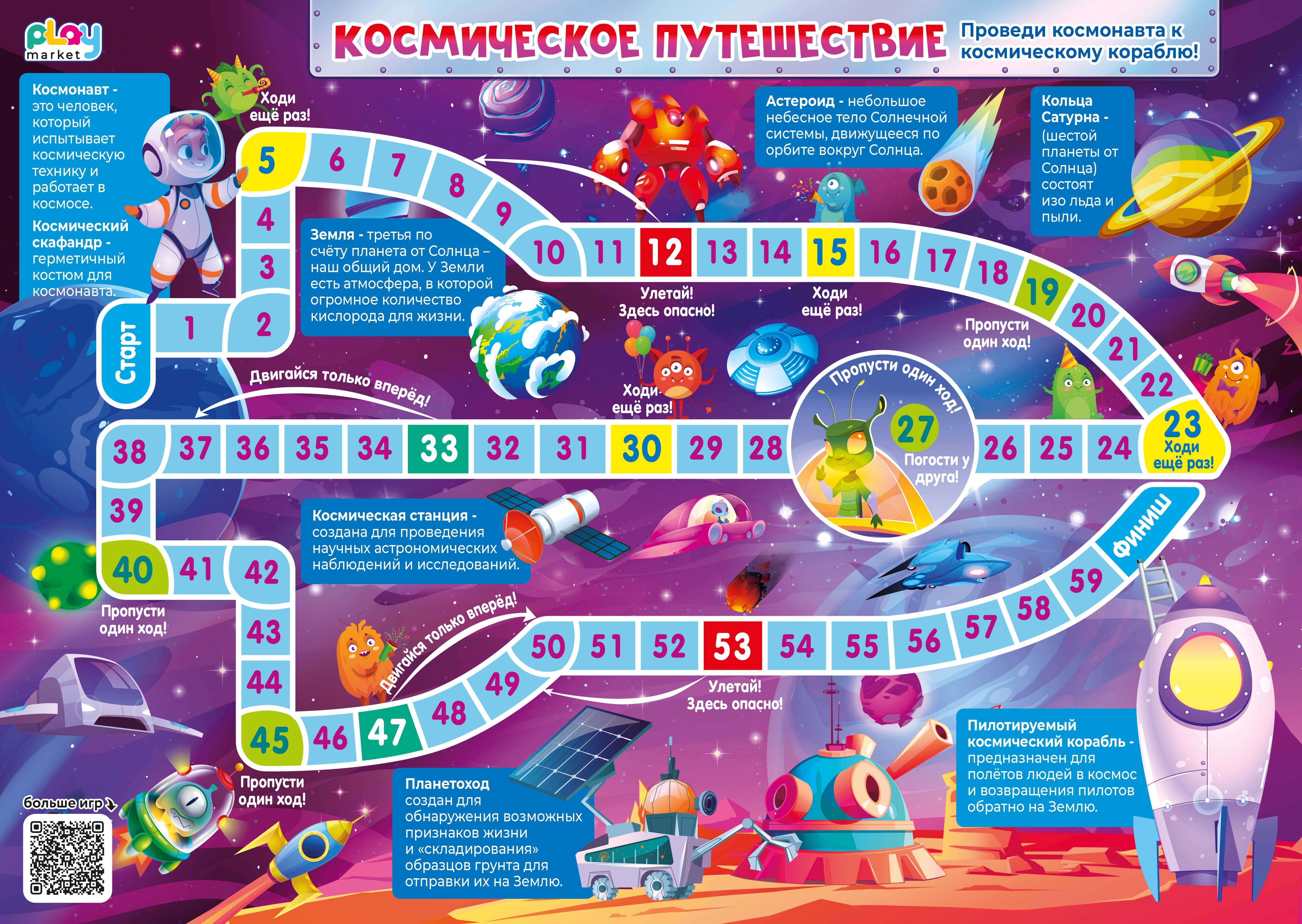 Игра Космическое путешествие Play market мультиколор - фото 4